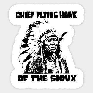 Chief-Flying-Hawk Sticker